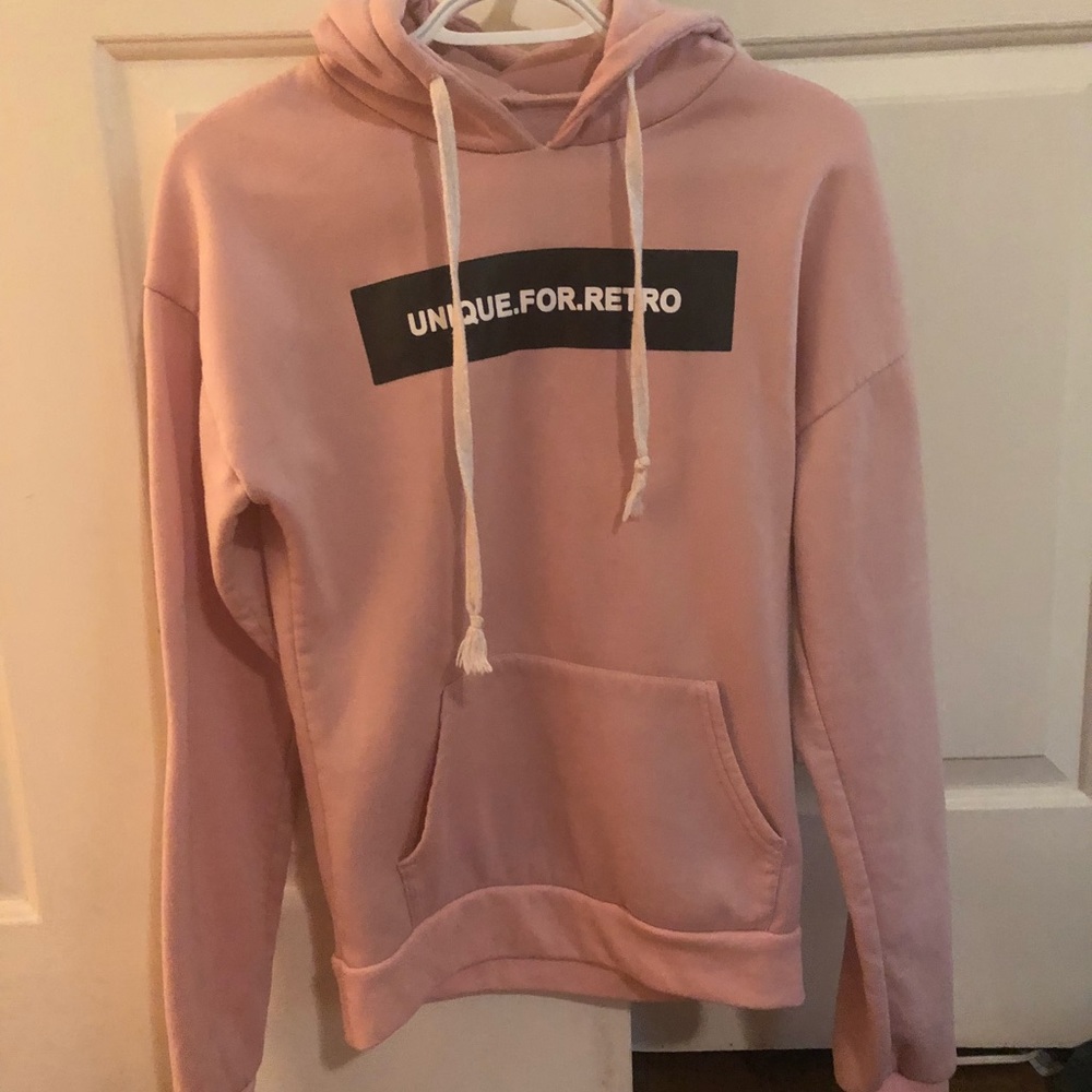 Blush hoodie/ sweatshirt